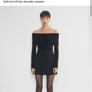 Aritzia Wilfred Off Shoulder Sweater